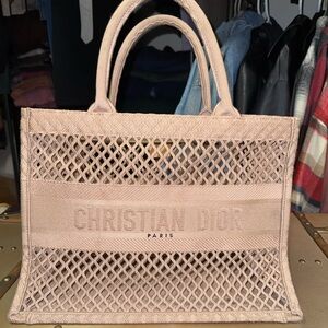 Dior Blush Pink Mesh Tote